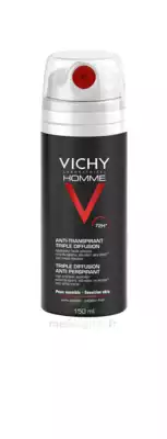 Vichy Homme Antitranspirant 72 H Triple Diffusion, Spray 150 Ml à BU