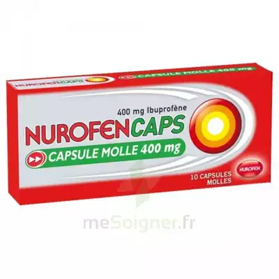 Nurofencaps 400 Mg Caps Molle Plq/10 à BU
