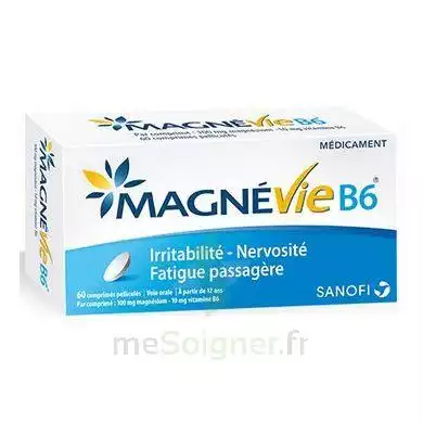 Magnevie B6 100 Mg/10 Mg Comprimés Pelliculés Plaq/60 à BU