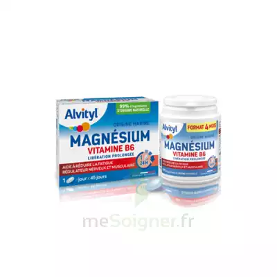 Alvityl Magnésium Vitamine B6 Libération Prolongée Comprimés Lp B/45 à BU