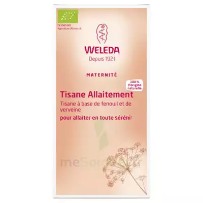 Weleda Tisane Allaitement Fenouil Verveine 20 Sachets/2g à BU